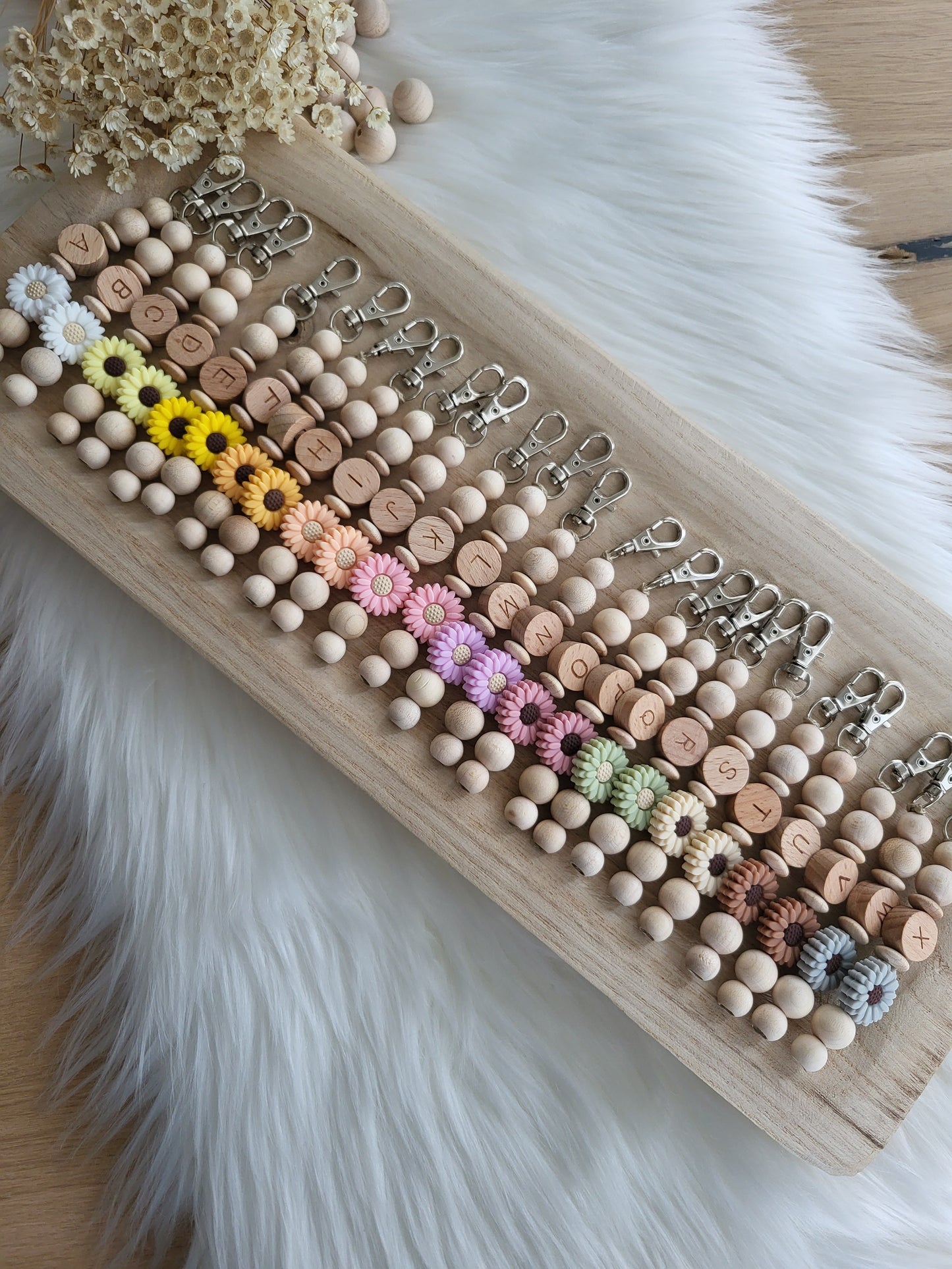 Anhänger Initialen Gänseblümchen Kids