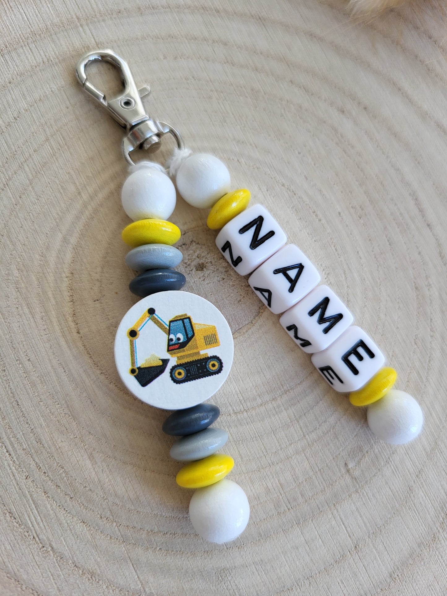 Anhänger Bagger Personalisiert