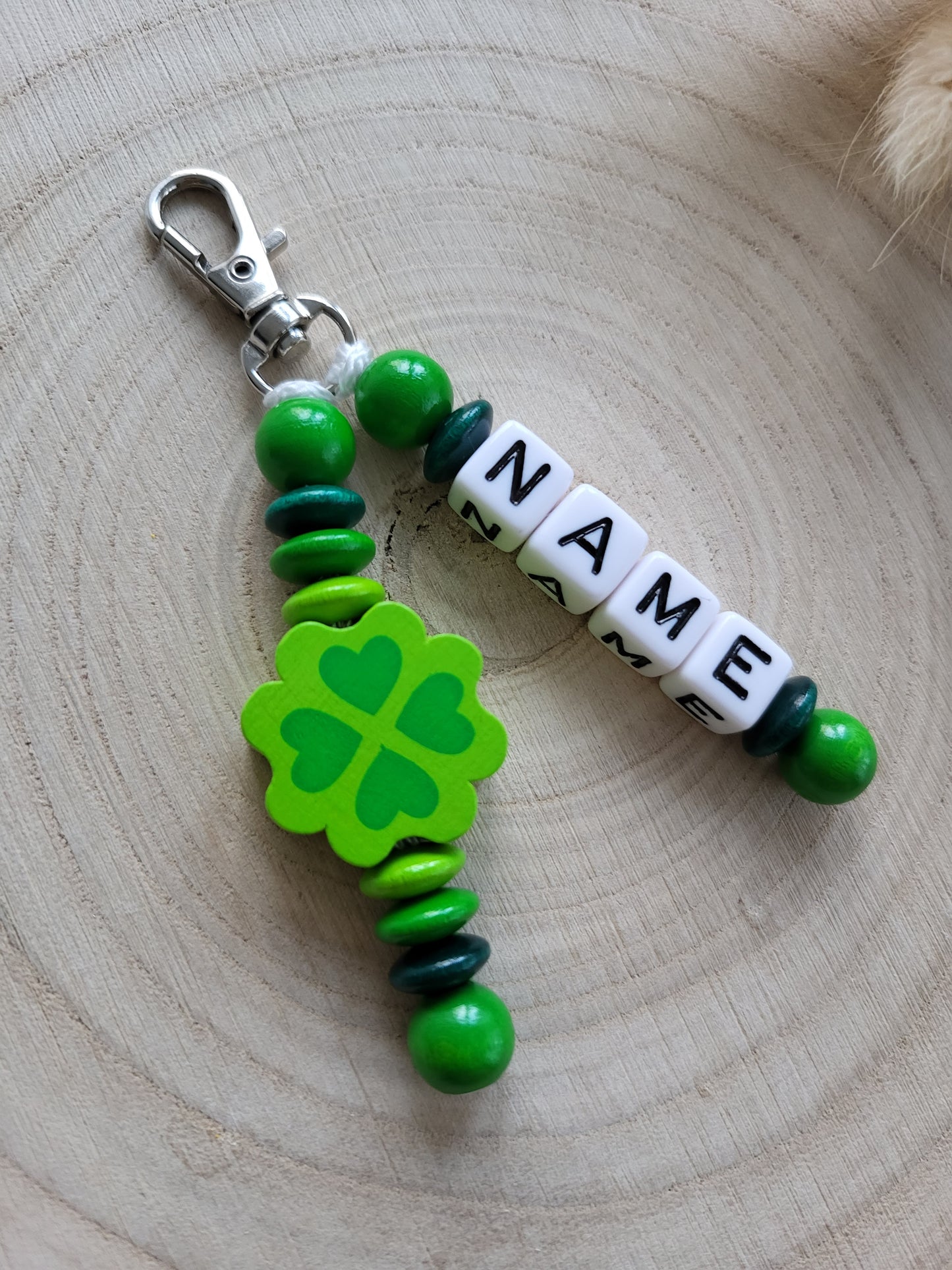 Anhänger Kleeblättchen Personalisiert