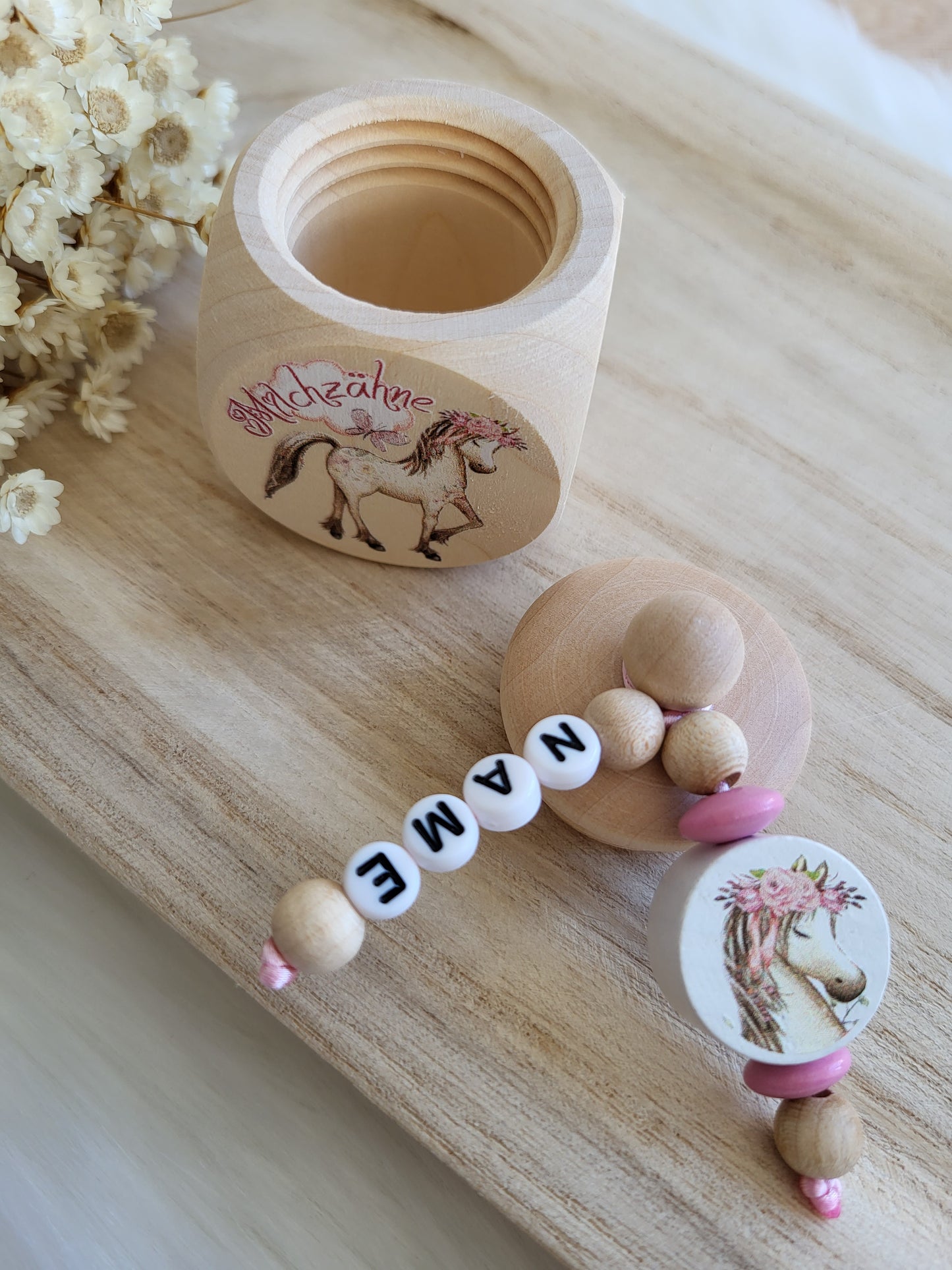 Milchzahndose Pony Personalisiert