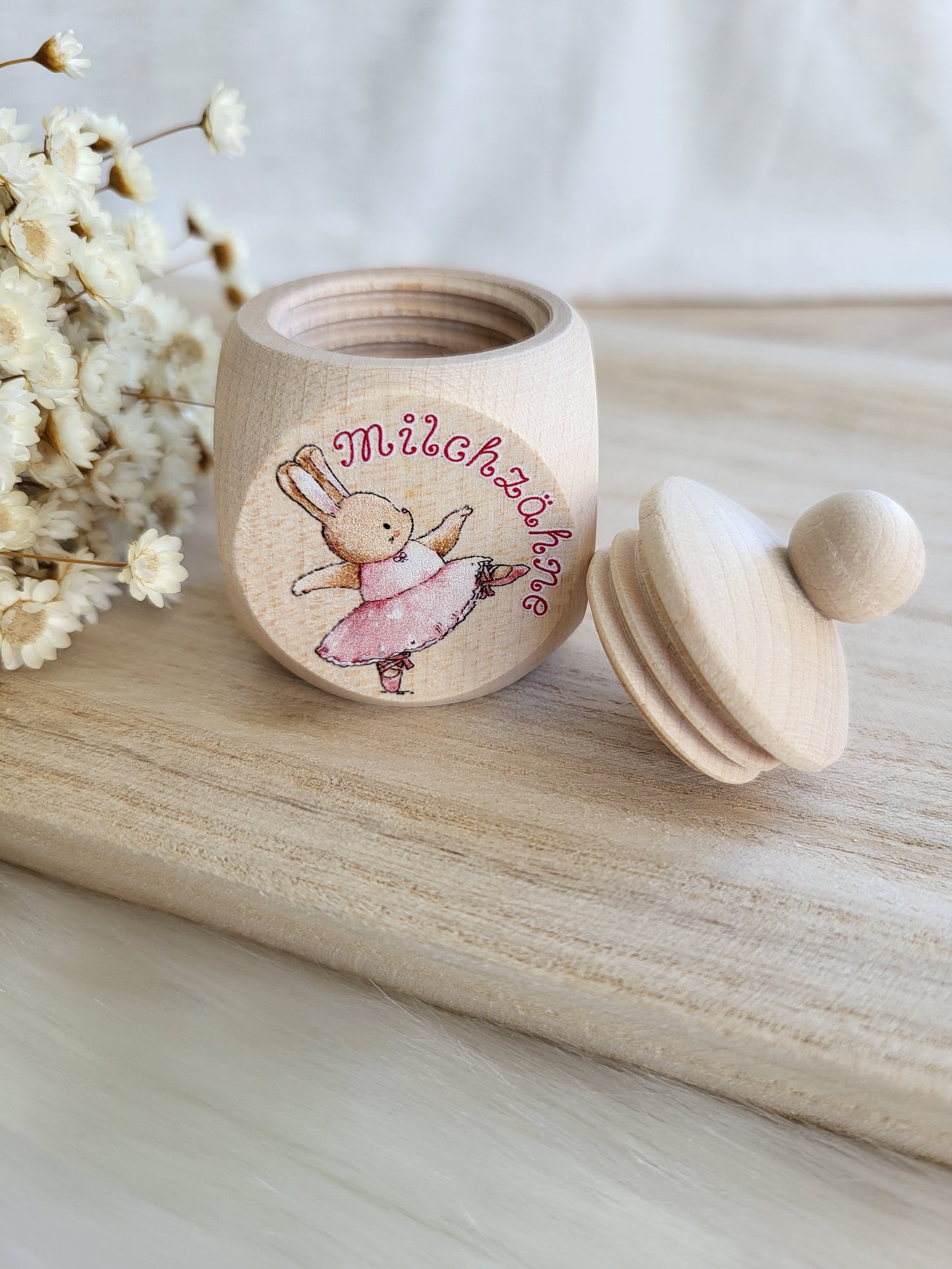 Milchzahndose Ballerina Hase