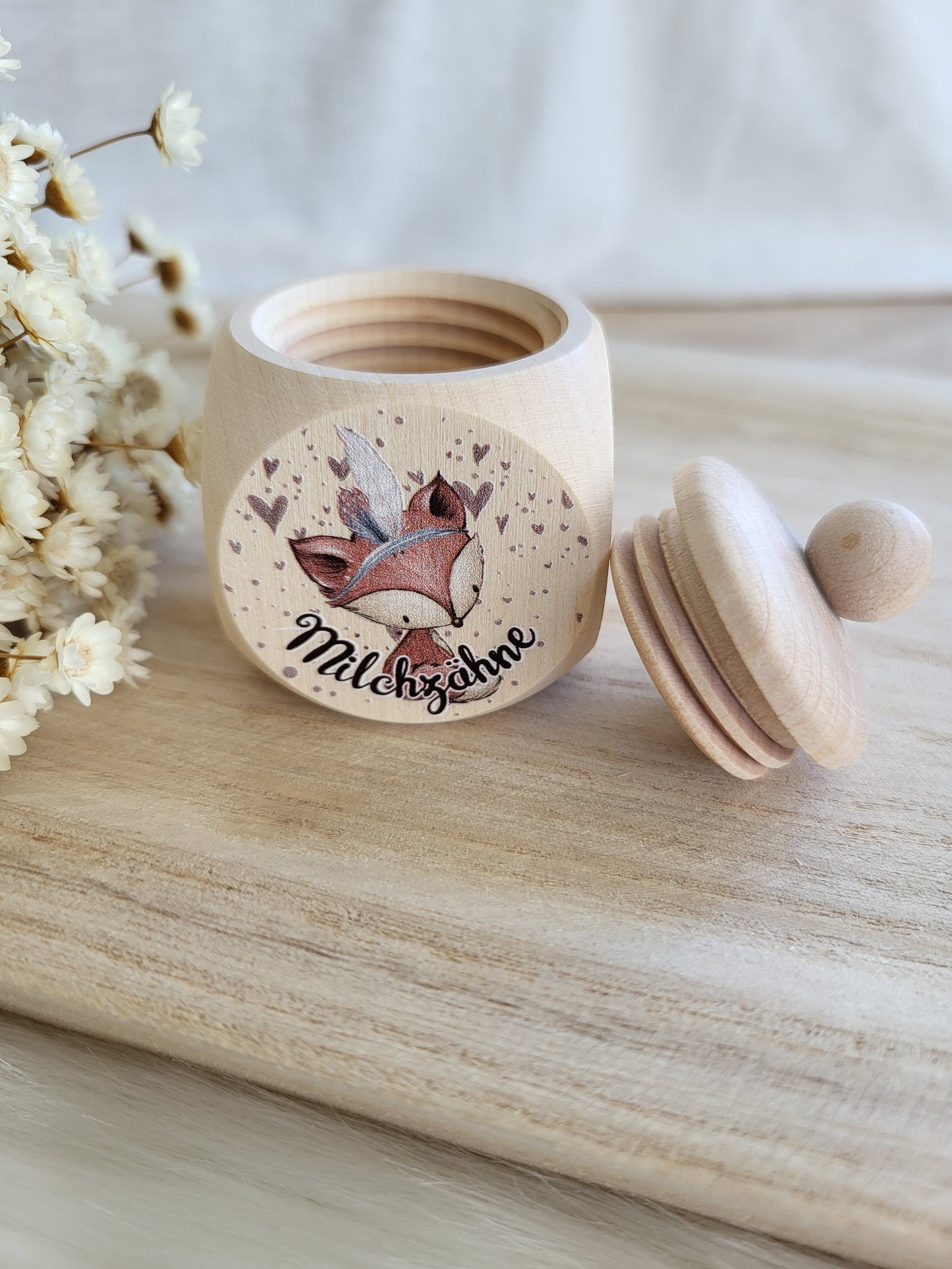 Milchzahndose Fuchs Indianer