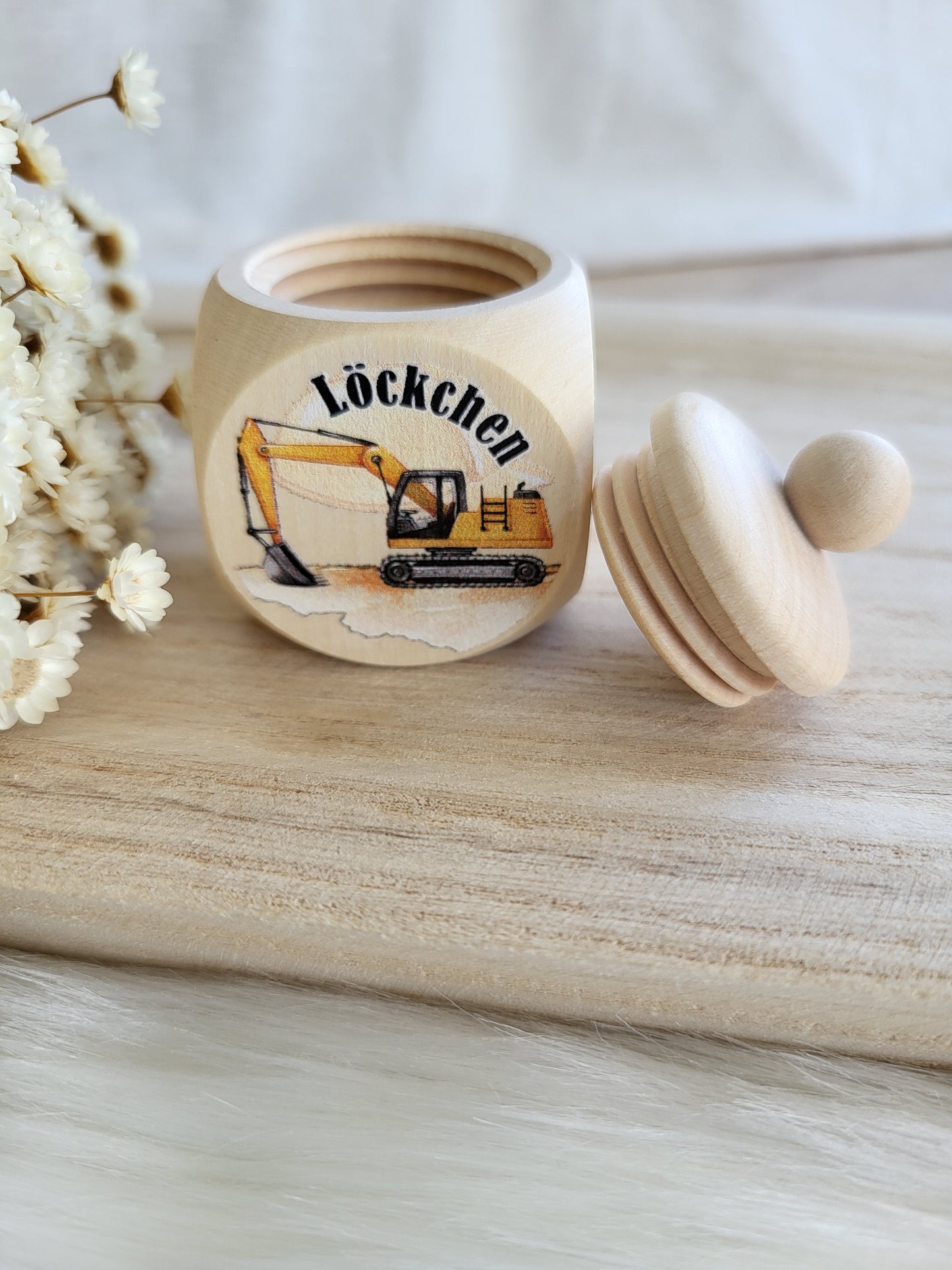 Löckchendose Kettenbagger