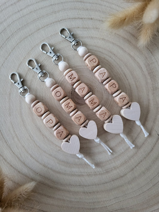 Anhänger Mama/Papa/Oma/Opa Herz
