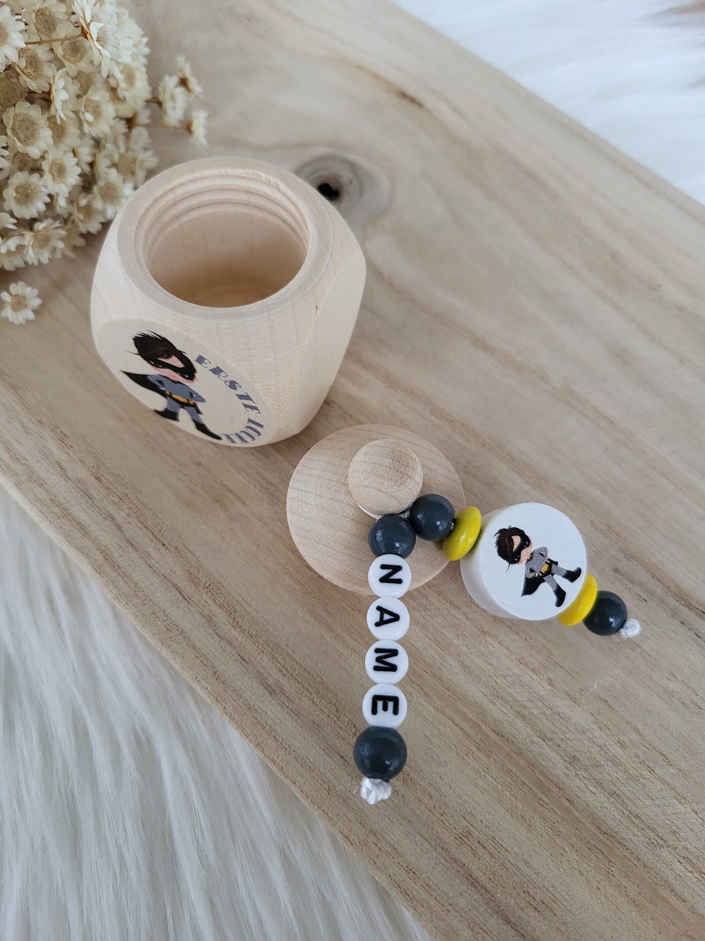 Löckchendose Held Personalisiert