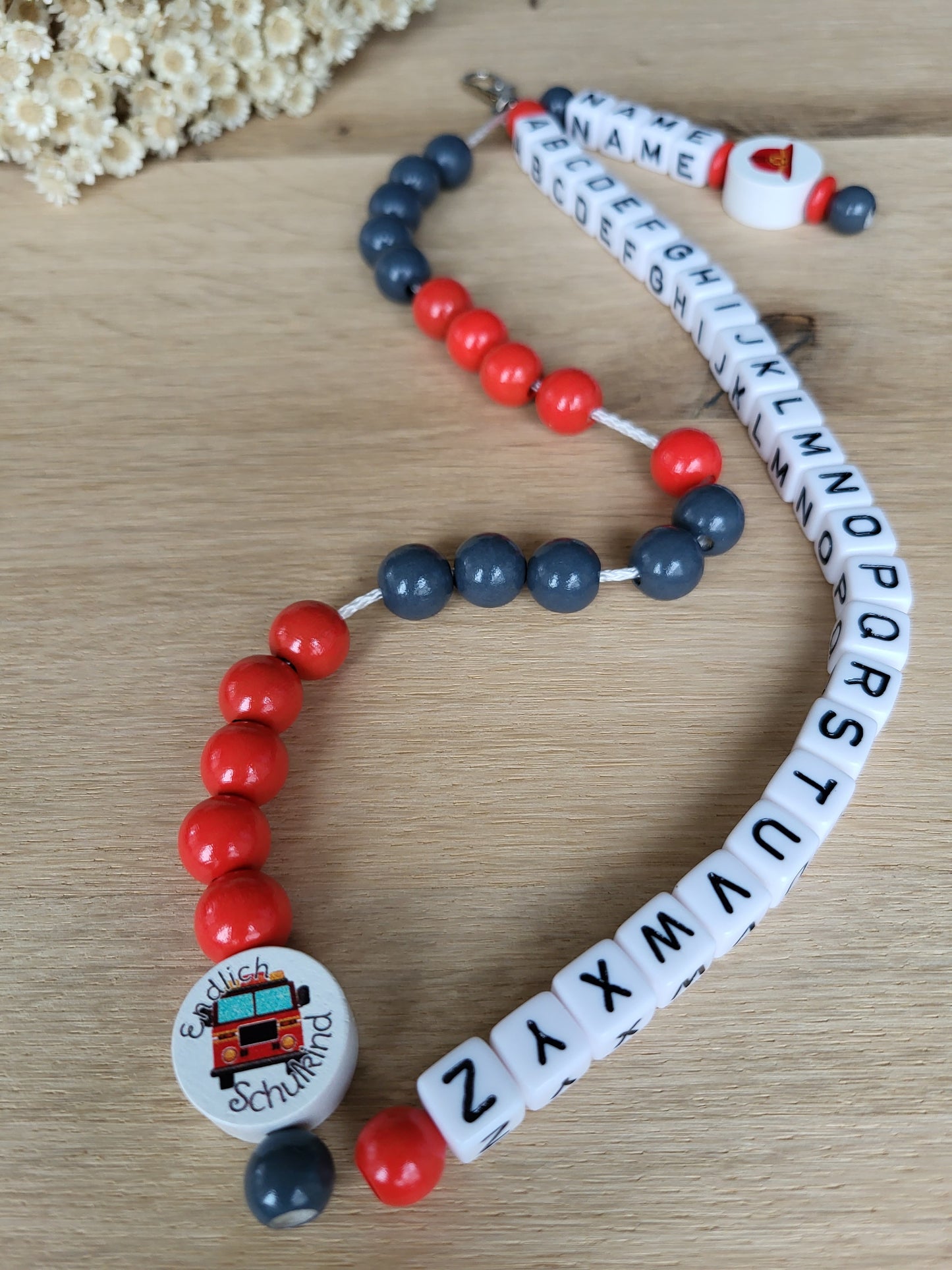 ABC-Rechenkette Feuerwehr Personalisiert