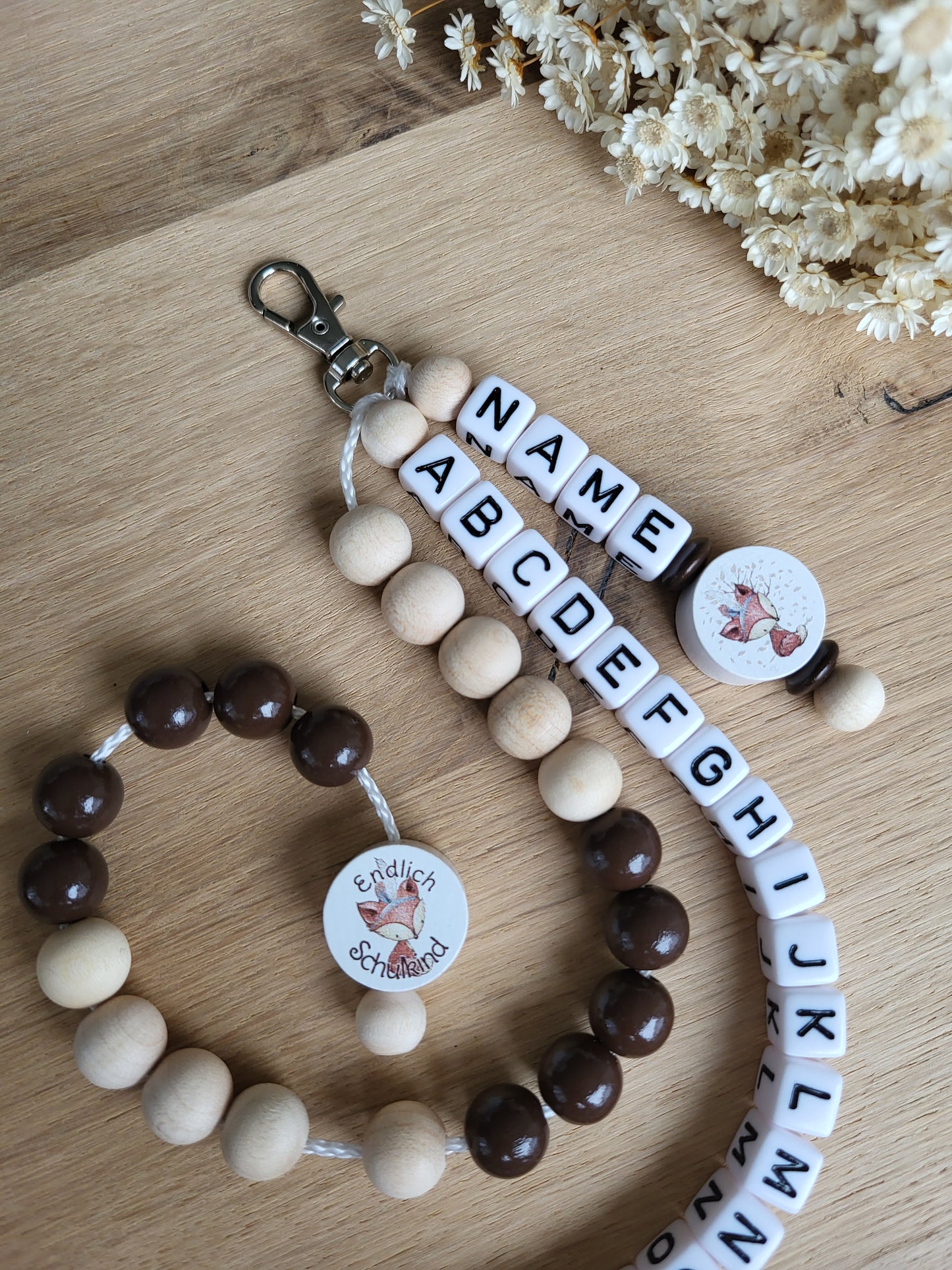 ABC-Rechenkette Fuchs Personalisiert