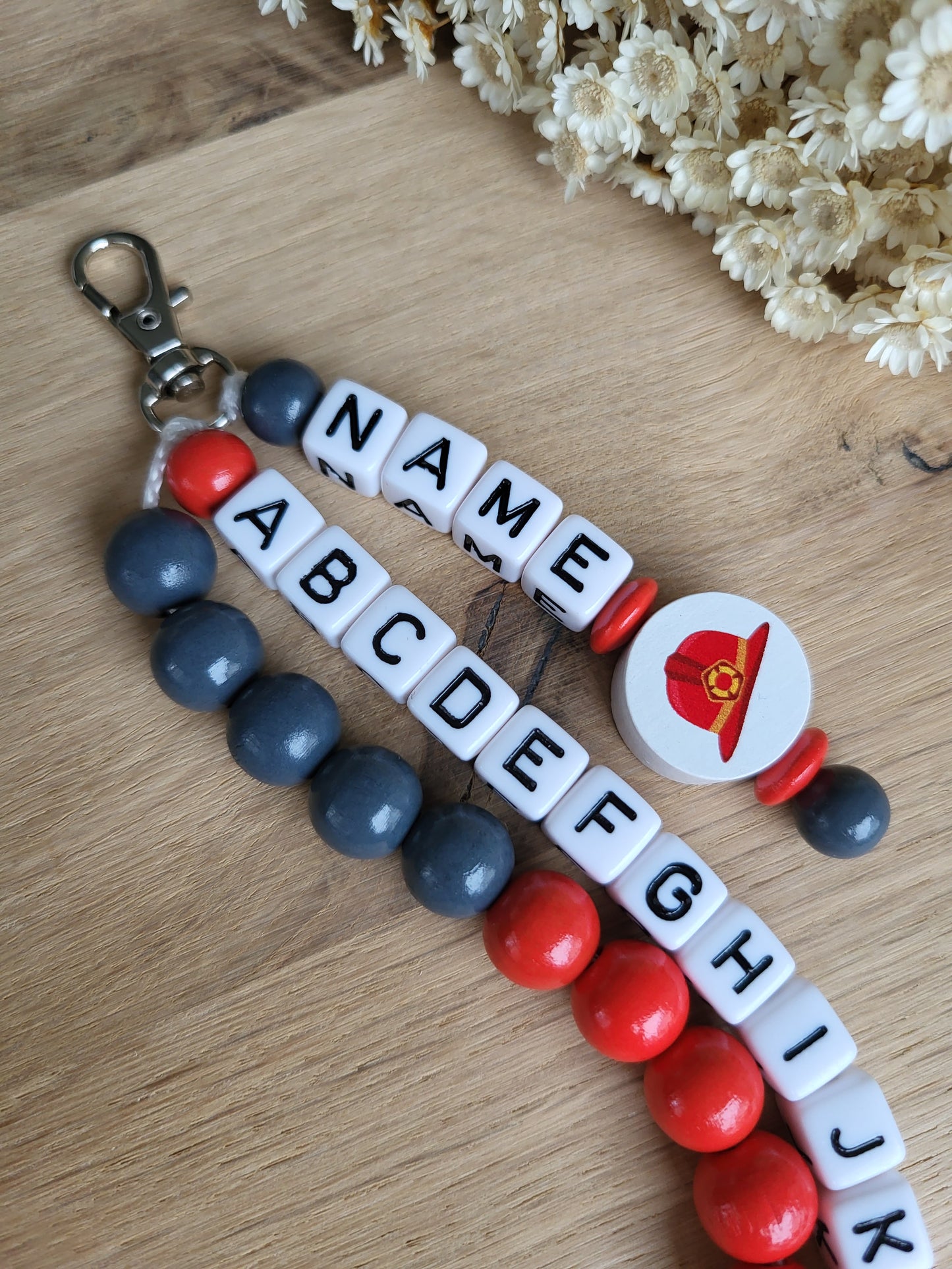 ABC-Rechenkette Feuerwehr Personalisiert