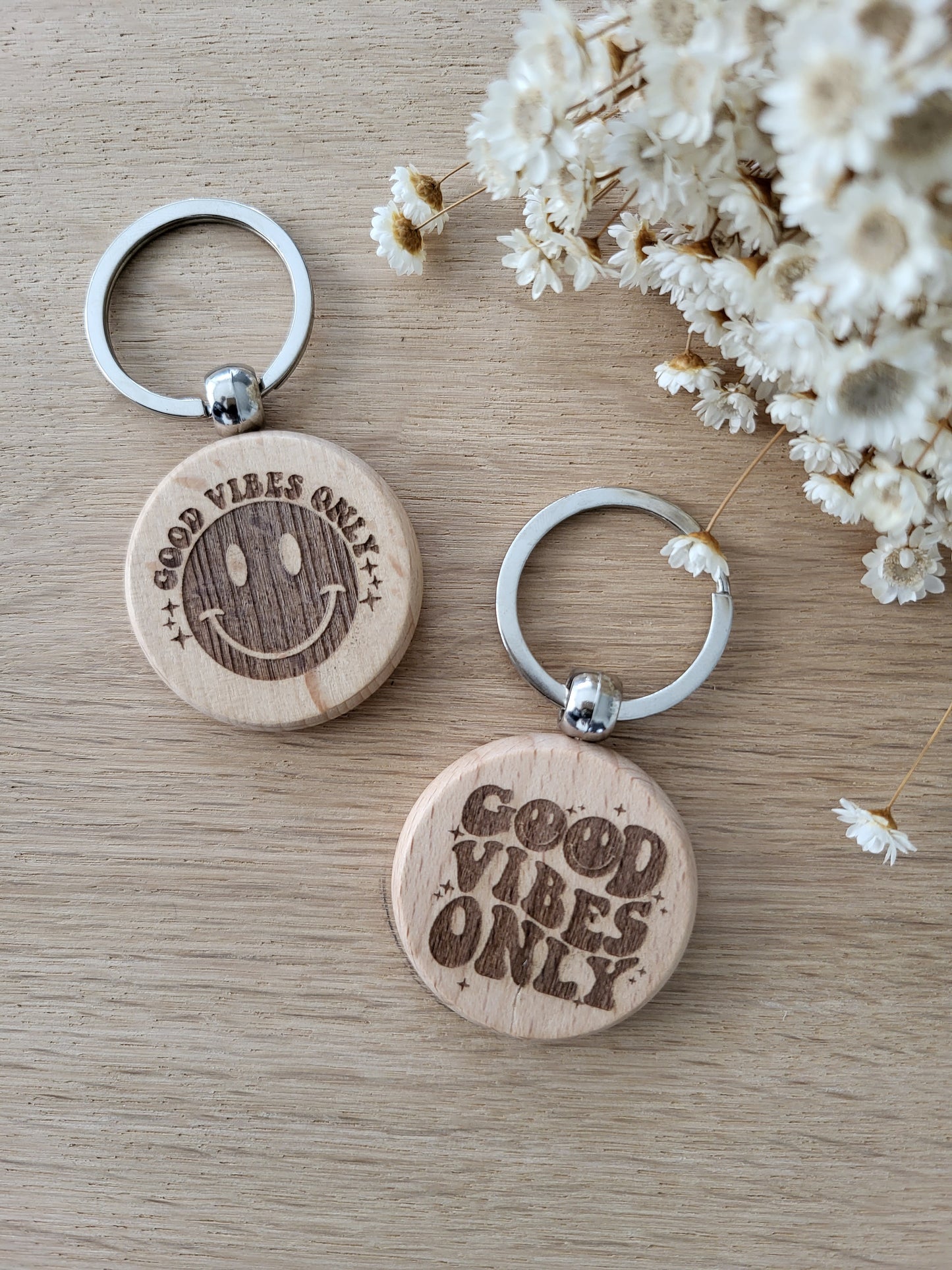 Schlüsselanhänger Good Vibes Only