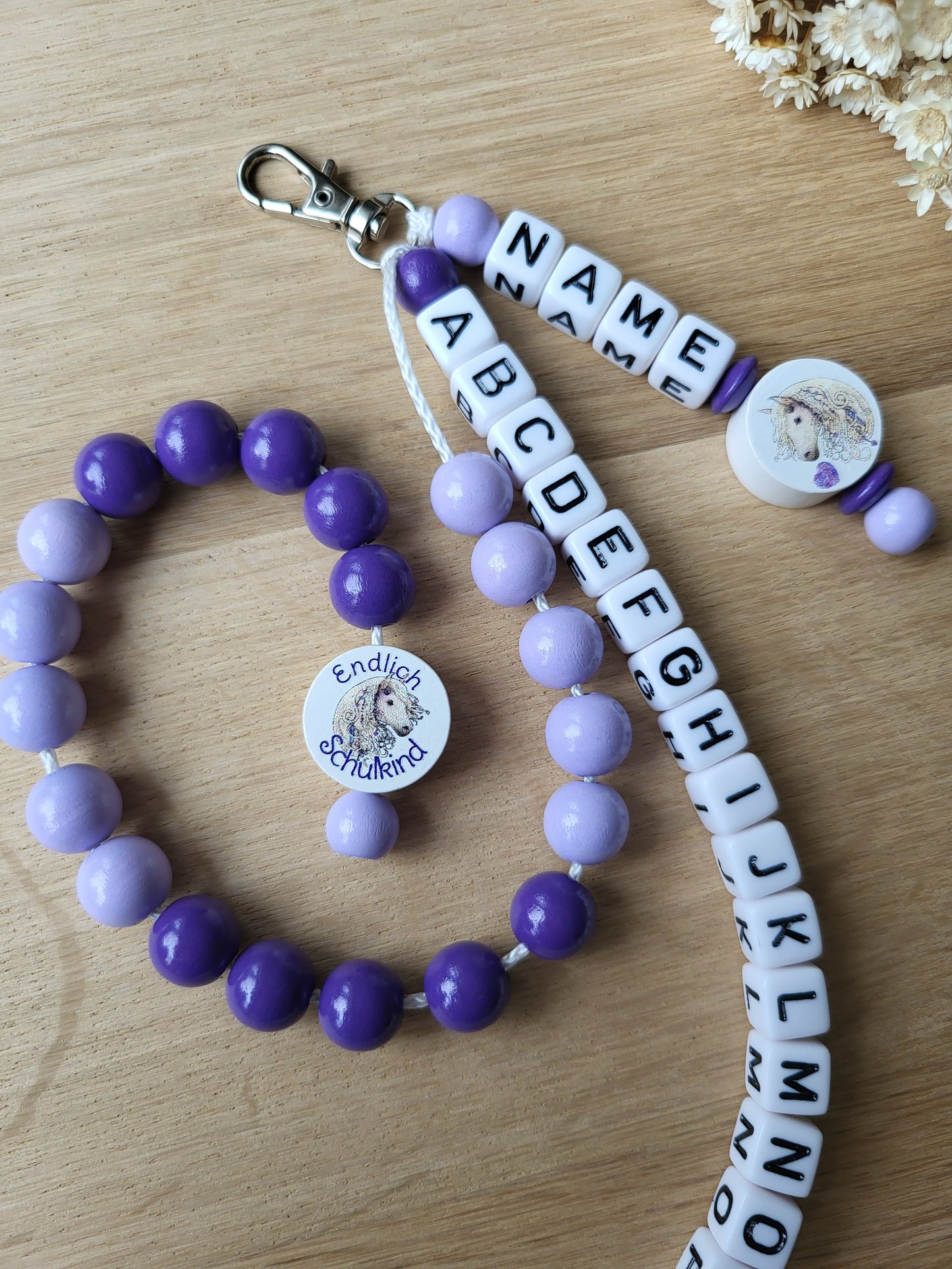 ABC - Rechenkette - Pferd Personalisiert