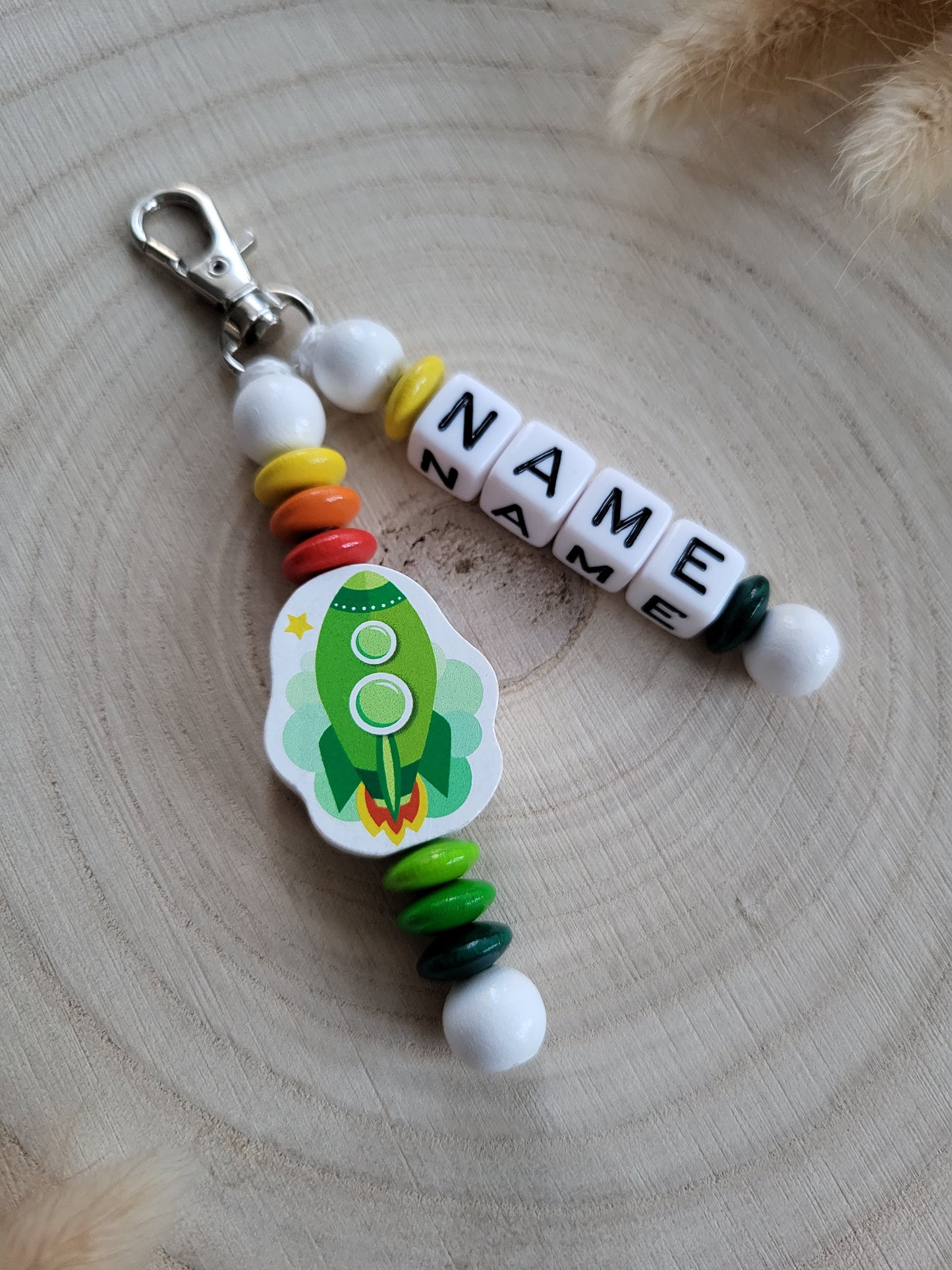 Anhänger Rakete Personalisiert