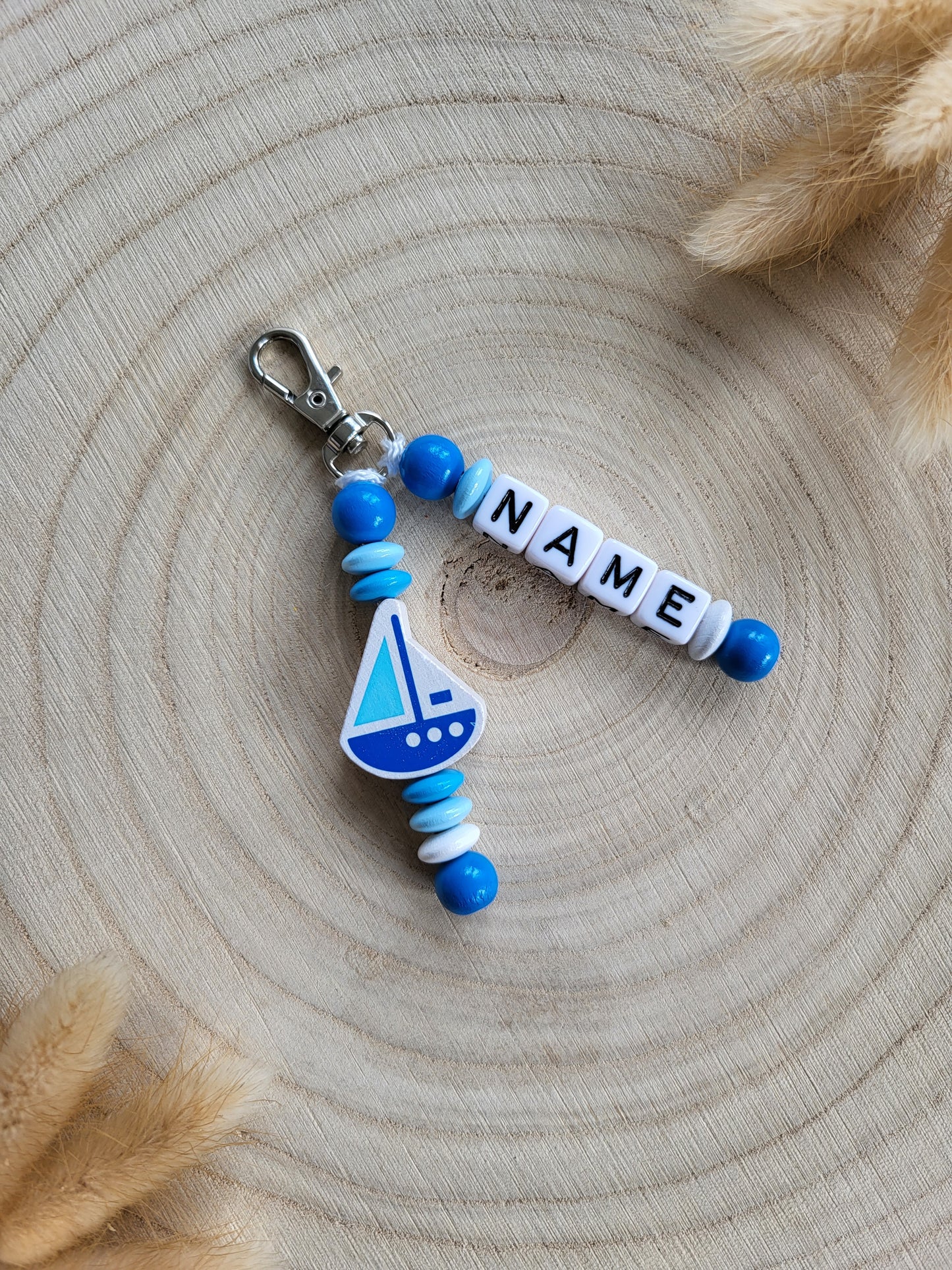 Anhänger Schiffchen Personalisiert