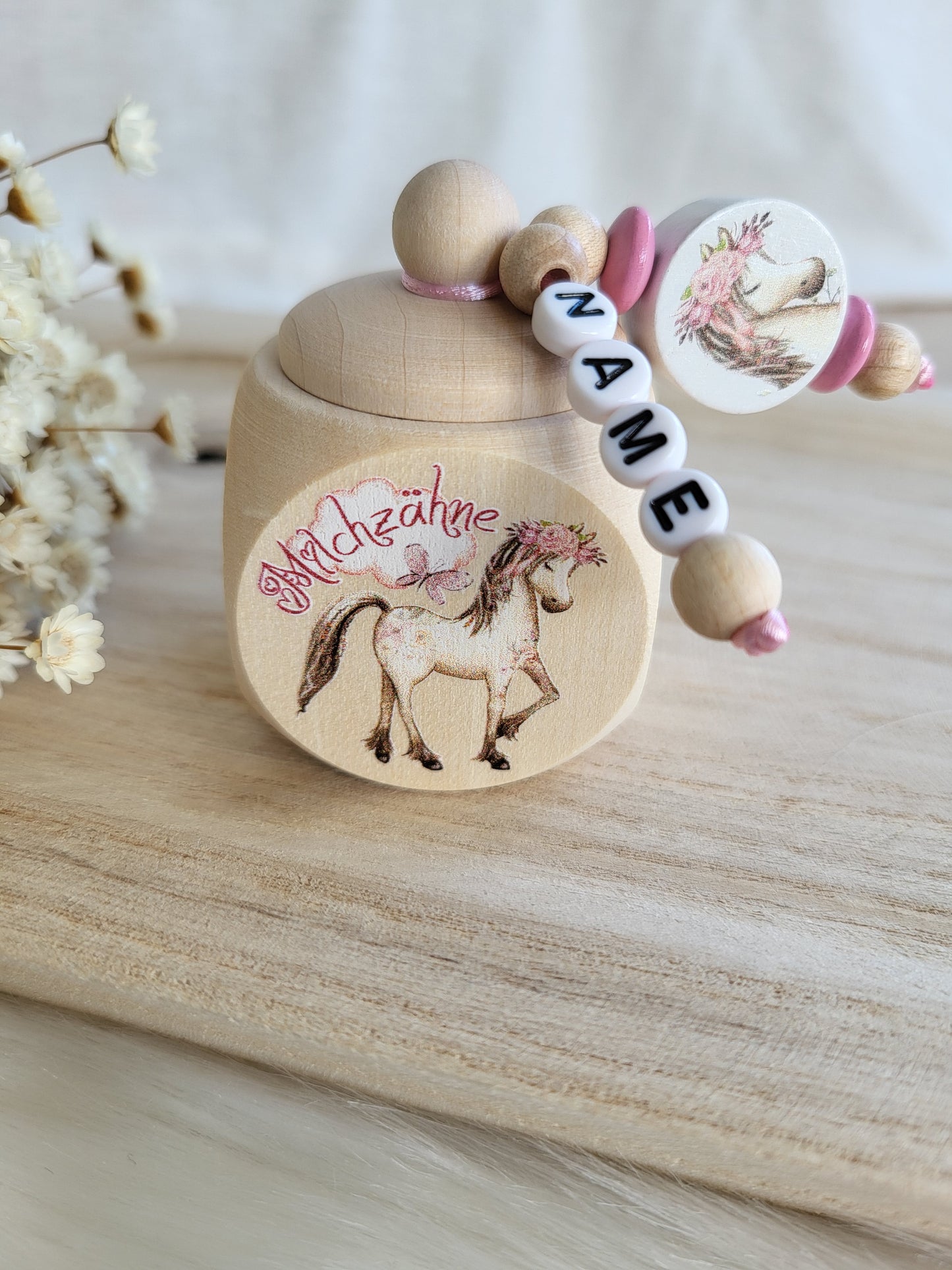 Milchzahndose Pony Personalisiert