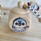 Milchzahndose Pinguin Personalisiert