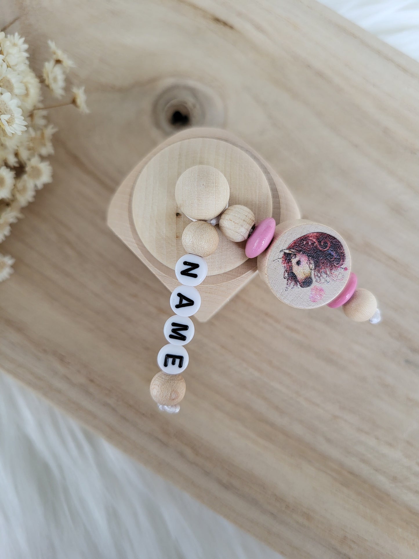 Milchzahndose Pferd Braun Personalisiert