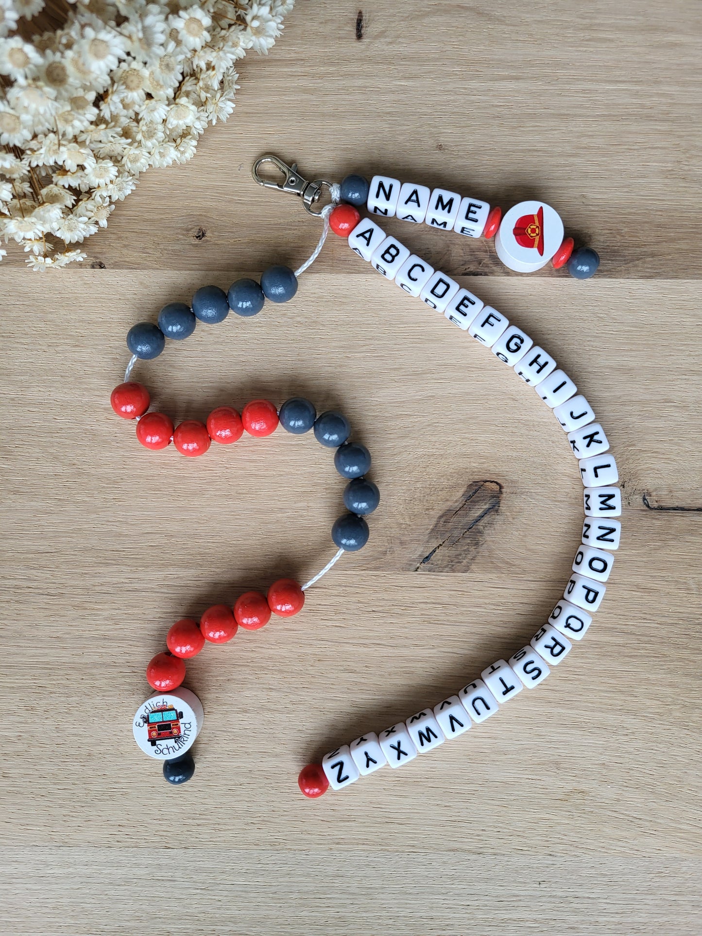 ABC-Rechenkette Feuerwehr Personalisiert