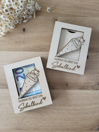 Geldgeschenk - Schule - Hurra Schulkind