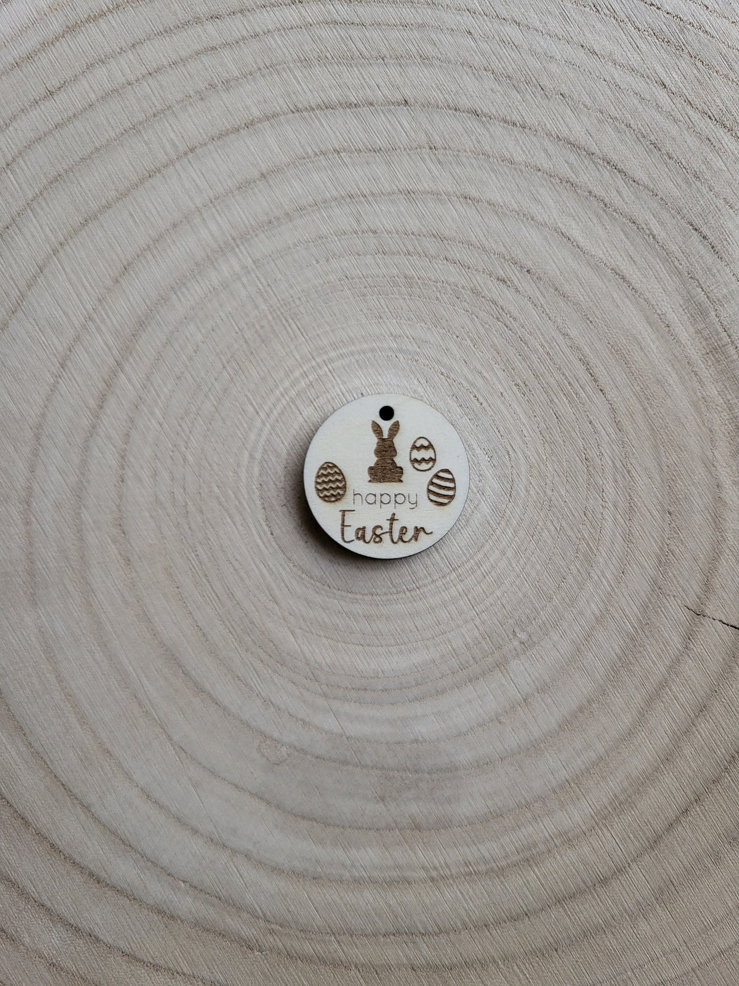 Geschenkanhänger Ostern - happy Easter Hase und Eier