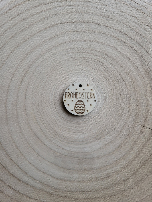 Geschenkanhänger Ostern - Frohe Ostern Ei Punkte