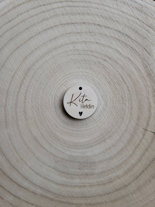 Geschenkanhänger Kindergarten - Kita Heldin