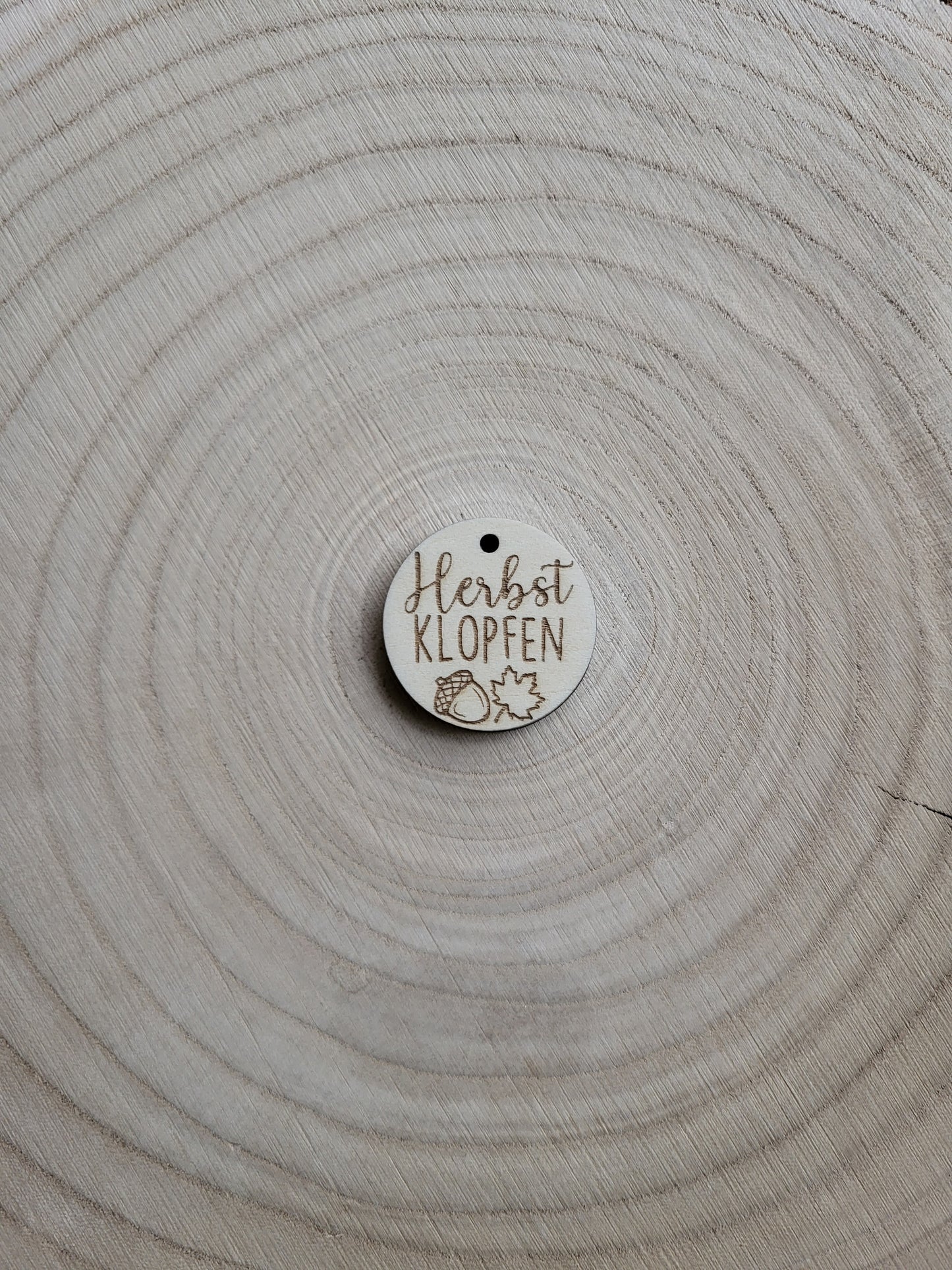 Geschenkanhänger Herbst - Herbst Klopfen