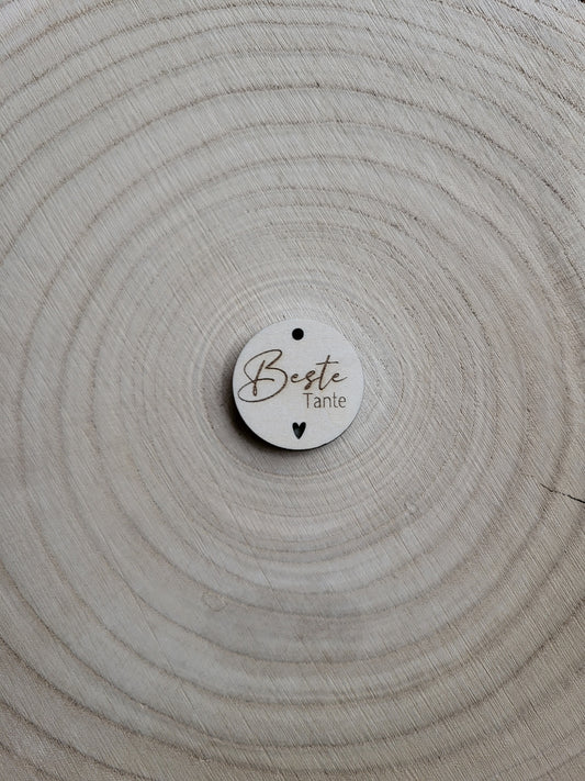Geschenkanhänger Beste - Tante