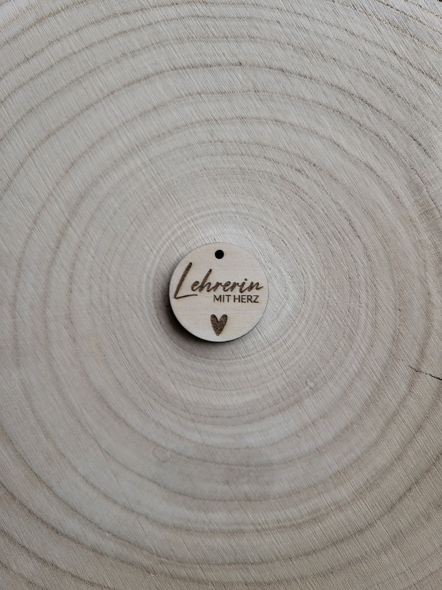 Geschenkanhänger Mit Herz - Lehrerin