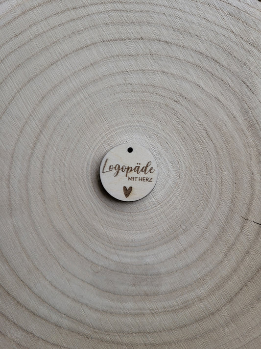 Geschenkanhänger Mit Herz - Logopäde