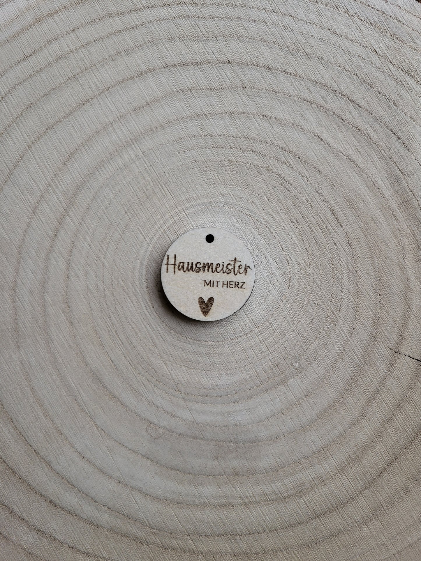 Geschenkanhänger Mit Herz - Hausmeister