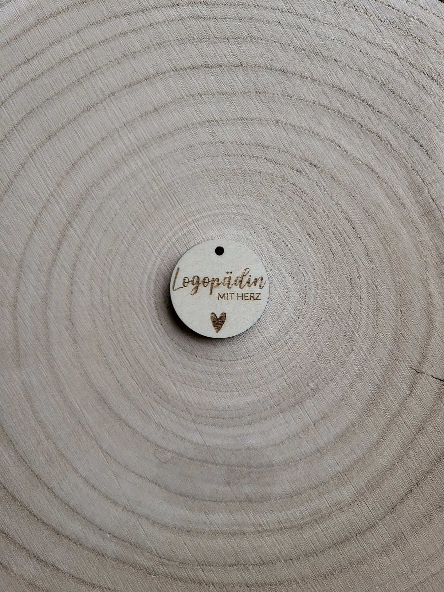 Geschenkanhänger Mit Herz - Logopädin