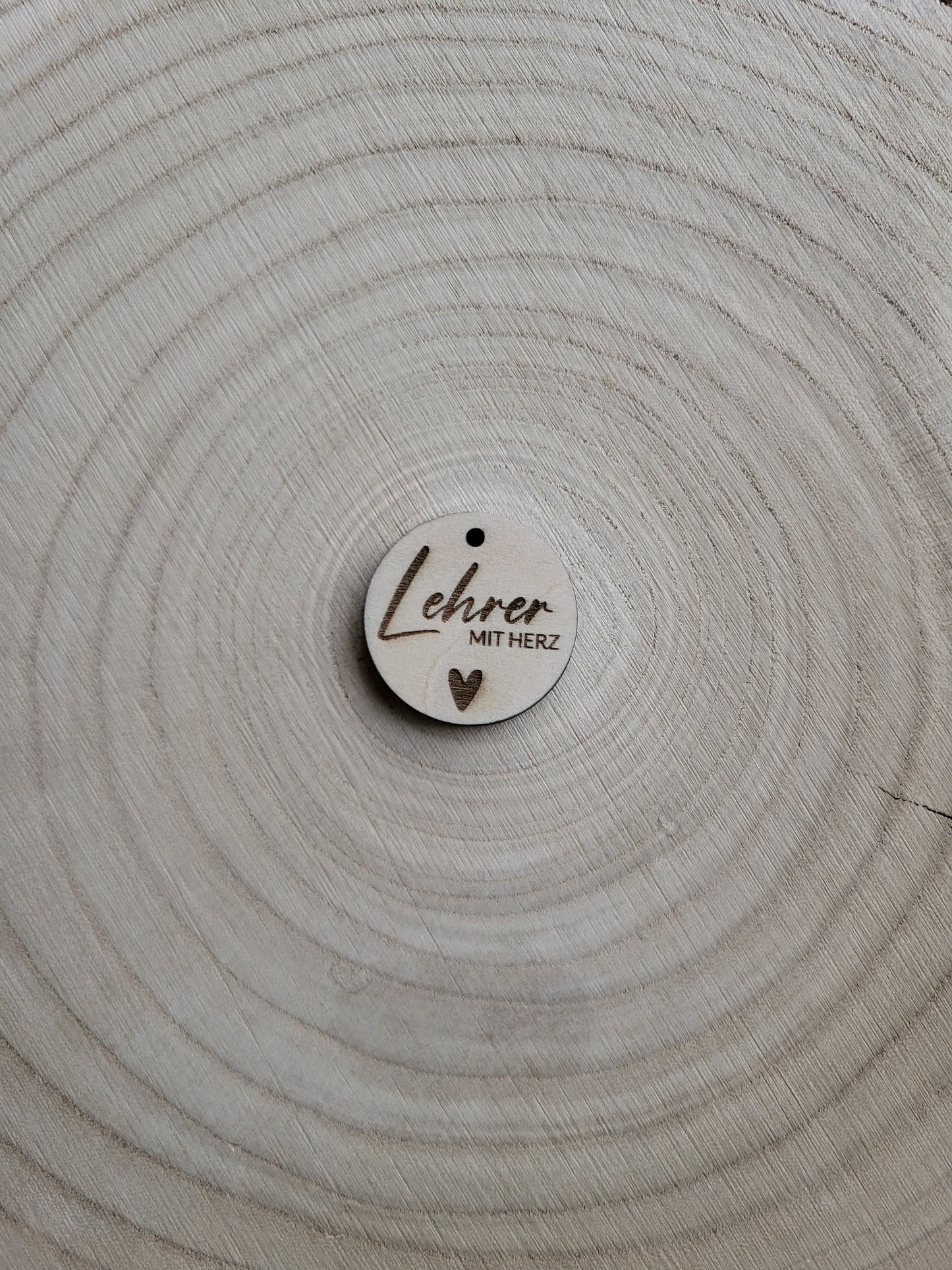 Geschenkanhänger Mit Herz - Lehrer