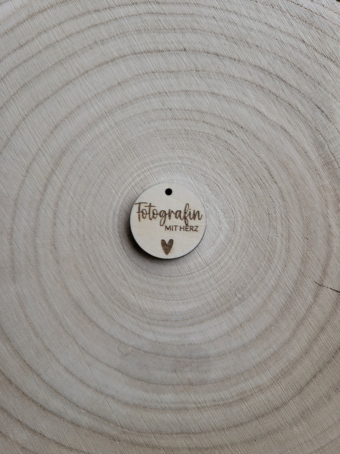 Geschenkanhänger Mit Herz - Fotografin