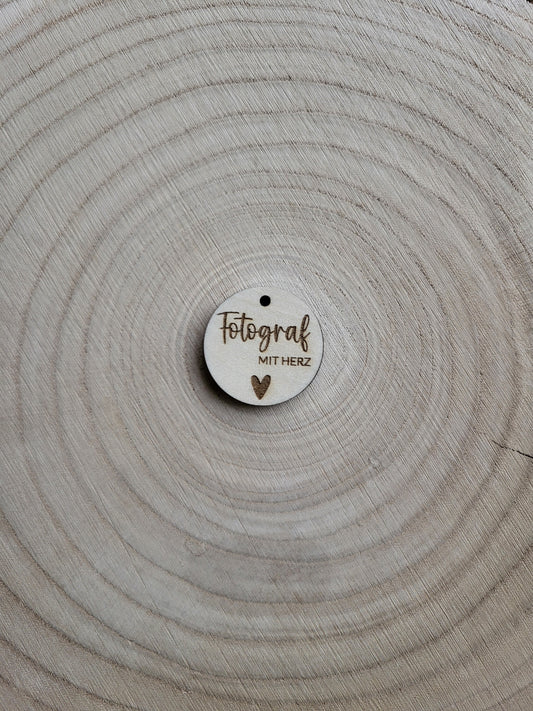 Geschenkanhänger Mit Herz - Fotograf