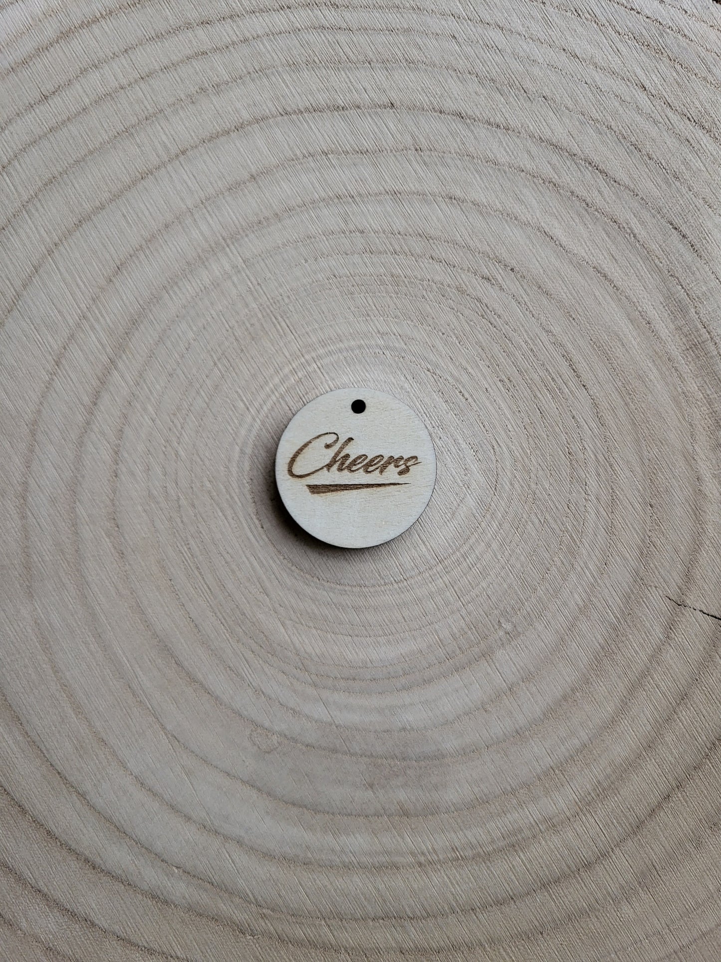 Geschenkanhänger Spruch - Cheers