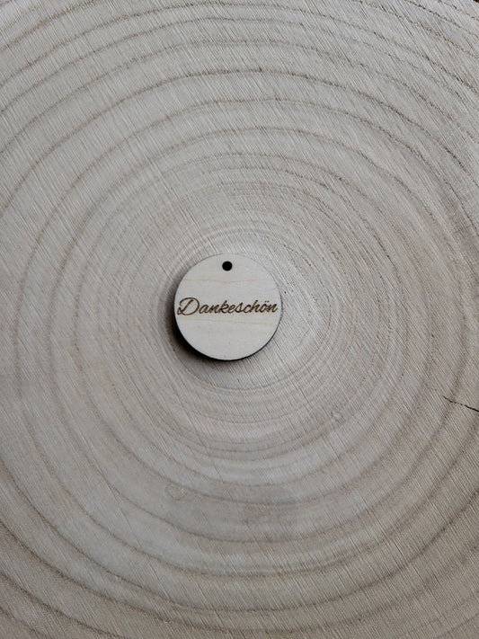 Geschenkanhänger Spruch - Dankeschön