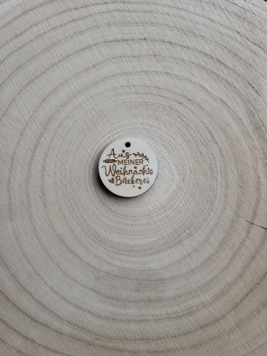 Geschenkanhänger Weihnachten - Weihnachtsbäckerei