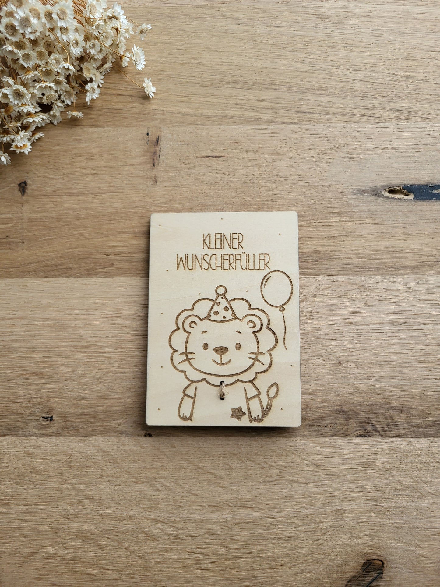 Geldgeschenkkarte Löwe