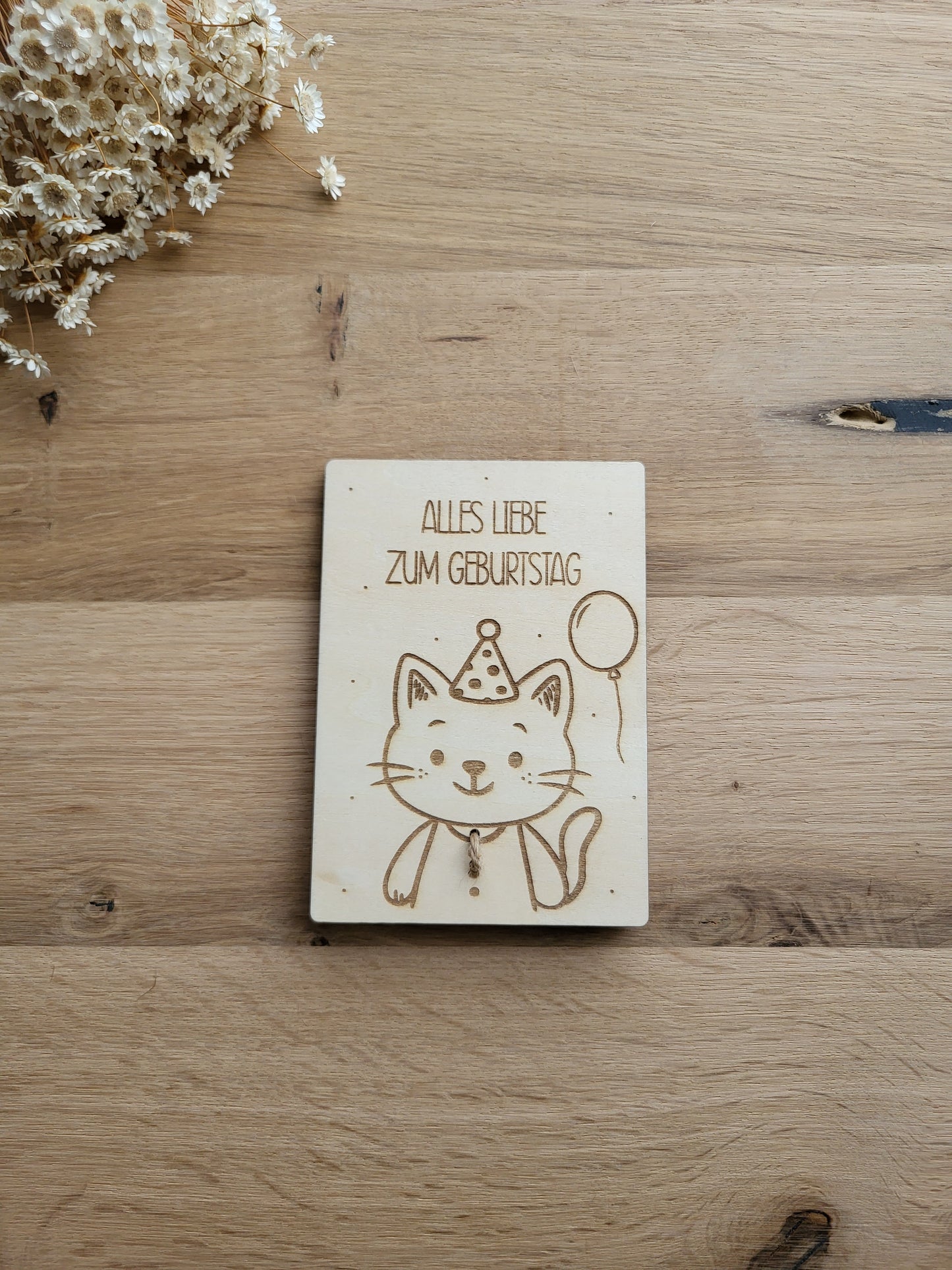 Geldgeschenkkarte Katze