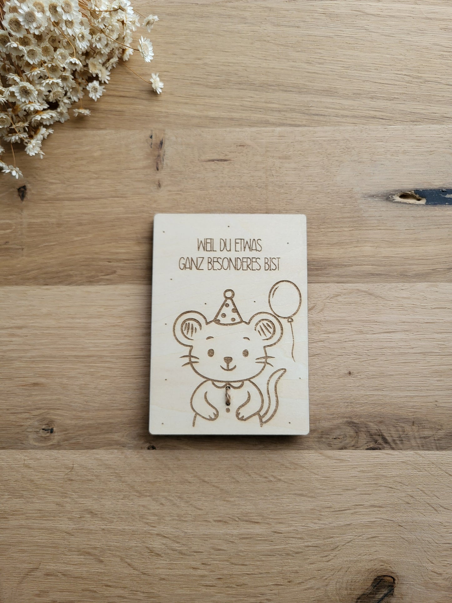 Geldgeschenkkarte Maus