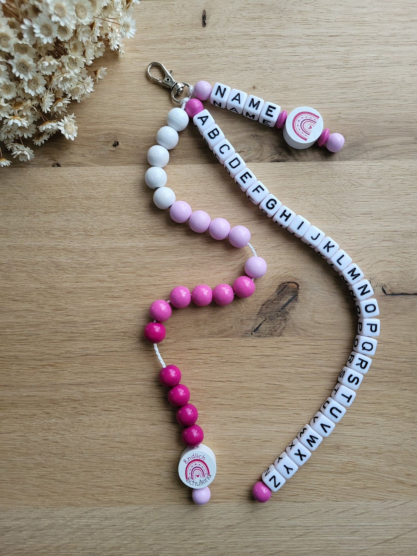 ABC - Rechenkette - Regenbogen Personalisiert