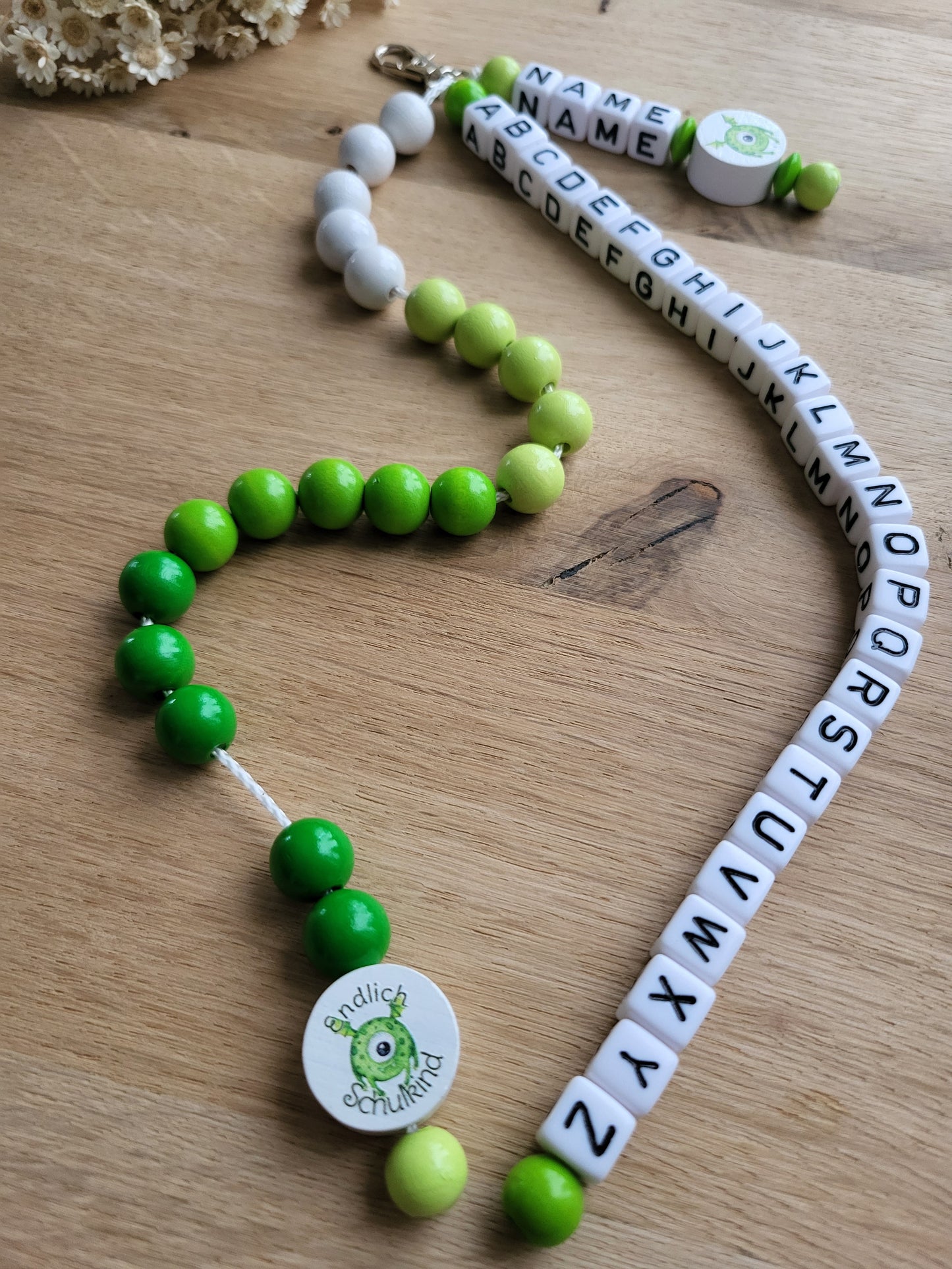 ABC - Rechenkette - Monster Personalisiert