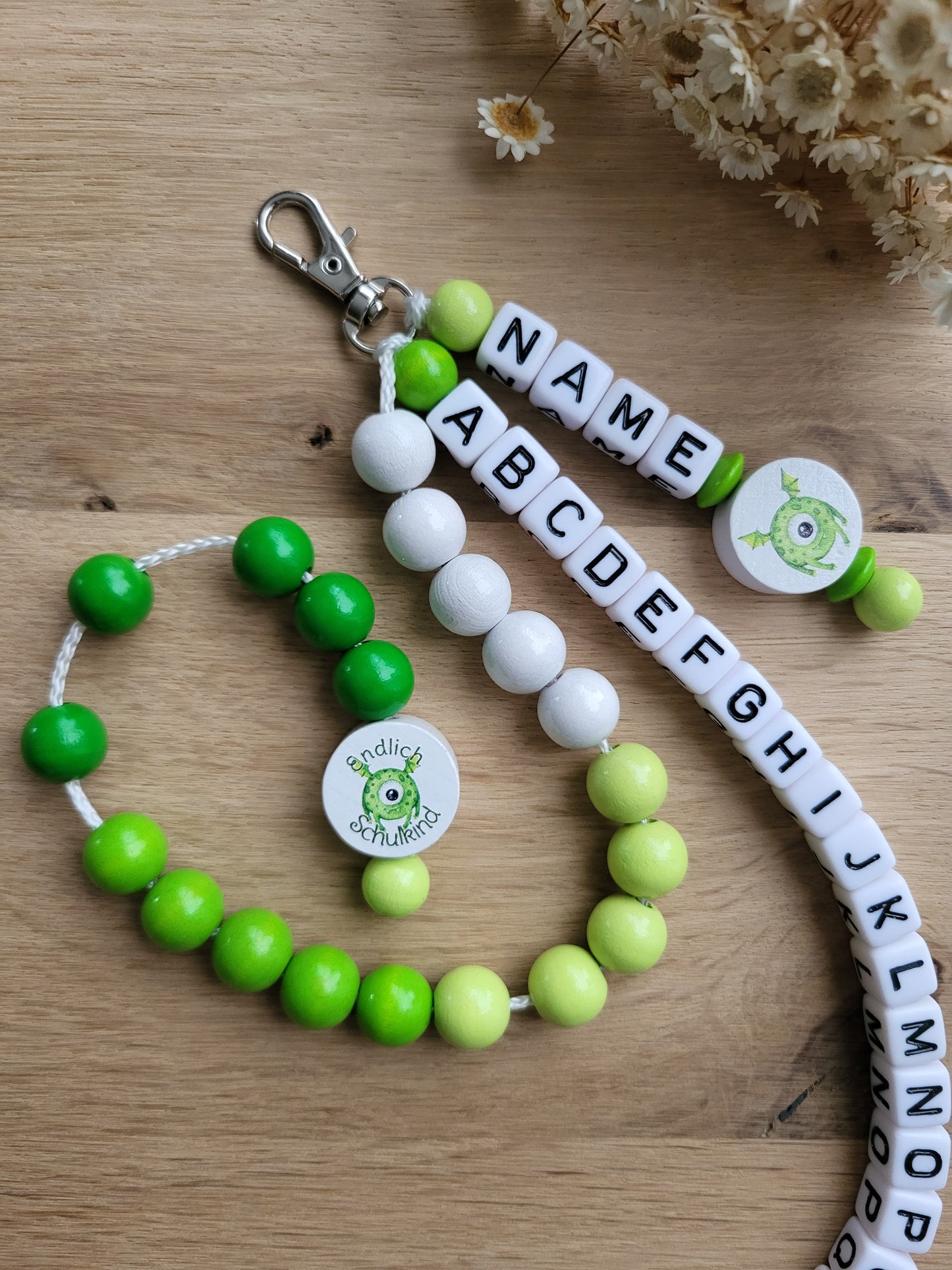 ABC - Rechenkette - Monster Personalisiert