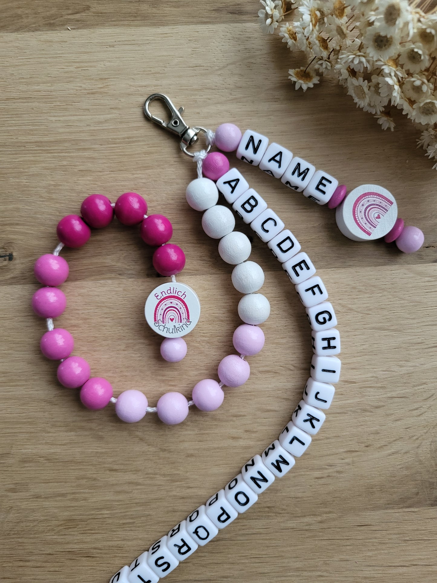 ABC - Rechenkette - Regenbogen Personalisiert